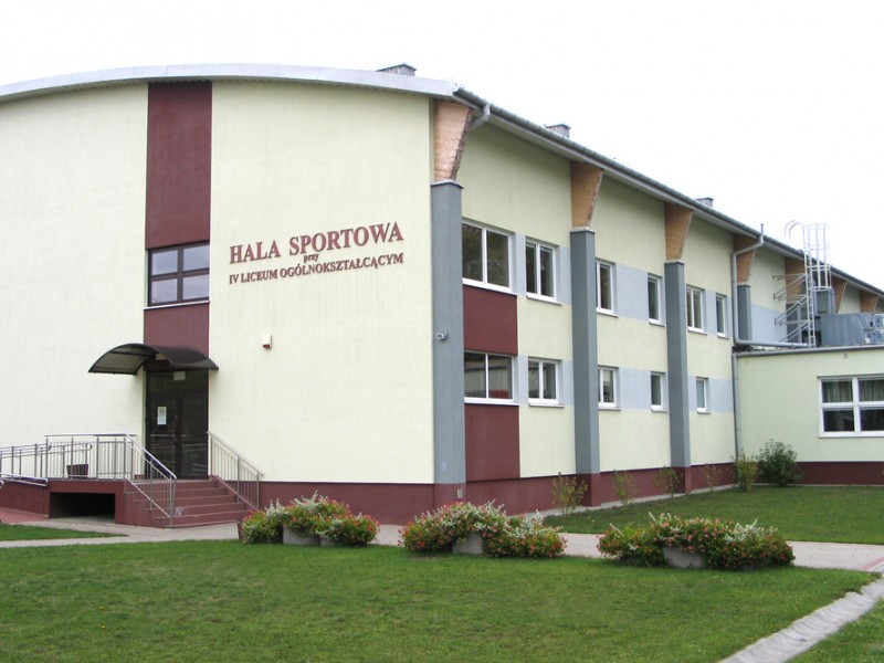 Nowa hala sportowa przy IV Liceum Og&oacute;lnokształcącym